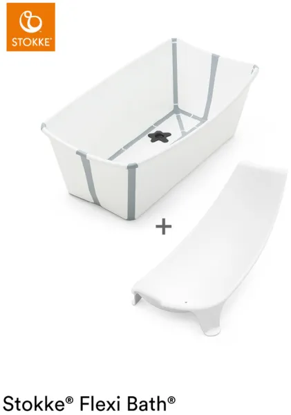 Flexi Bath ja Newborn Support - valkoinen