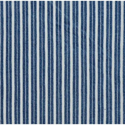 Denim Kangas 145cm 007 Siniset Raidat - 50cm